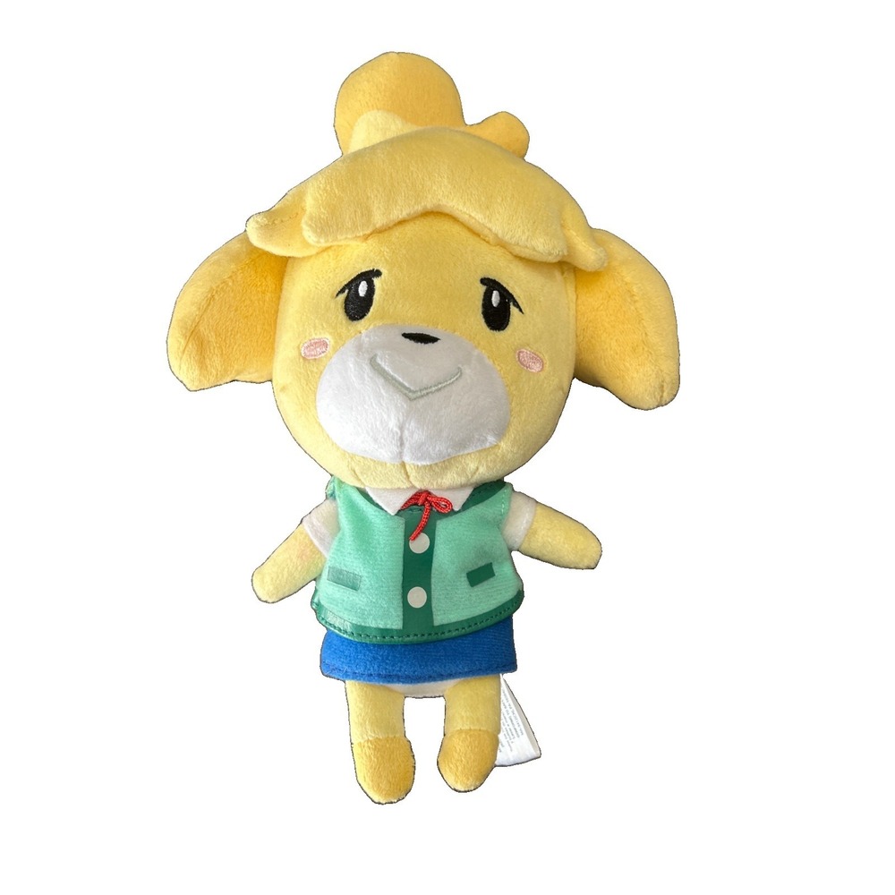 Animal Crossing 2015 Nintendo Isabelle Yellow Dog 9 inch Plush Stuffed Animal